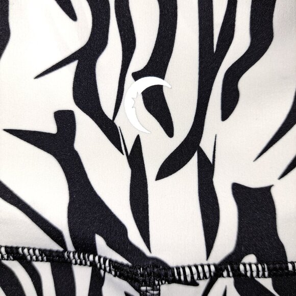 Zyia Active Safari Zebra Striped Pocket Brilliant Hi-Rise 7/8 24" Size 8-10 - Picture 14 of 16